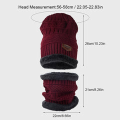 Winter Fleece Warm Hat Men's Knitted Hat
