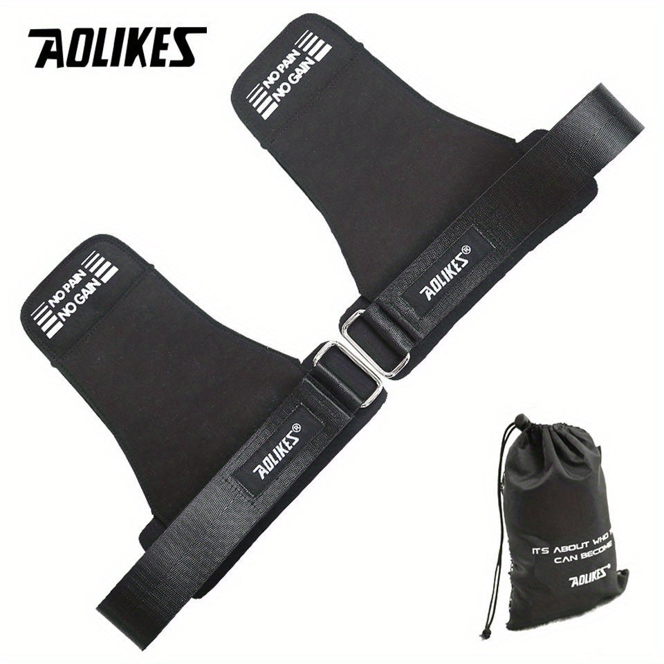 1 Pair Palm Grips for Weightlifting - Anti Slip Hand Protection
