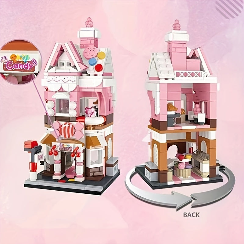 City Scene Street View Mini Building Model Creative Ornaments