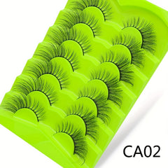 Wispy False Eyelashes Natural Look Faux Mink Fluffy Cat Eye Lashes 3D 15mm