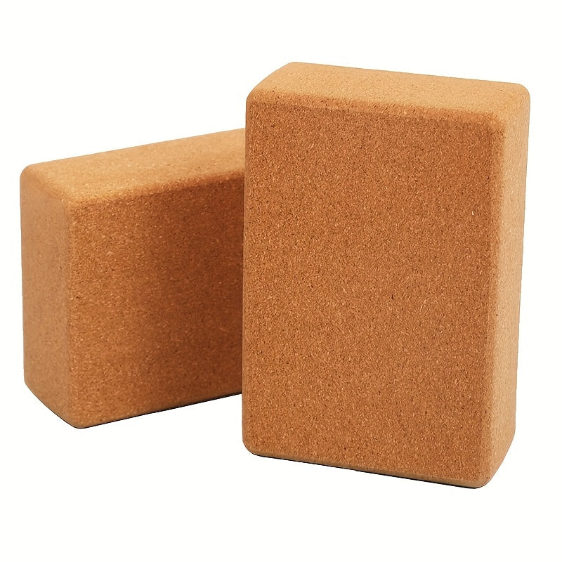 Eco Friendly Cork Yoga Block Deodorant Non Slip Wooden Brick