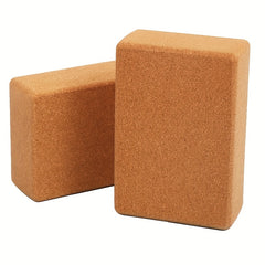 Eco Friendly Cork Yoga Block Deodorant Non Slip Wooden Brick