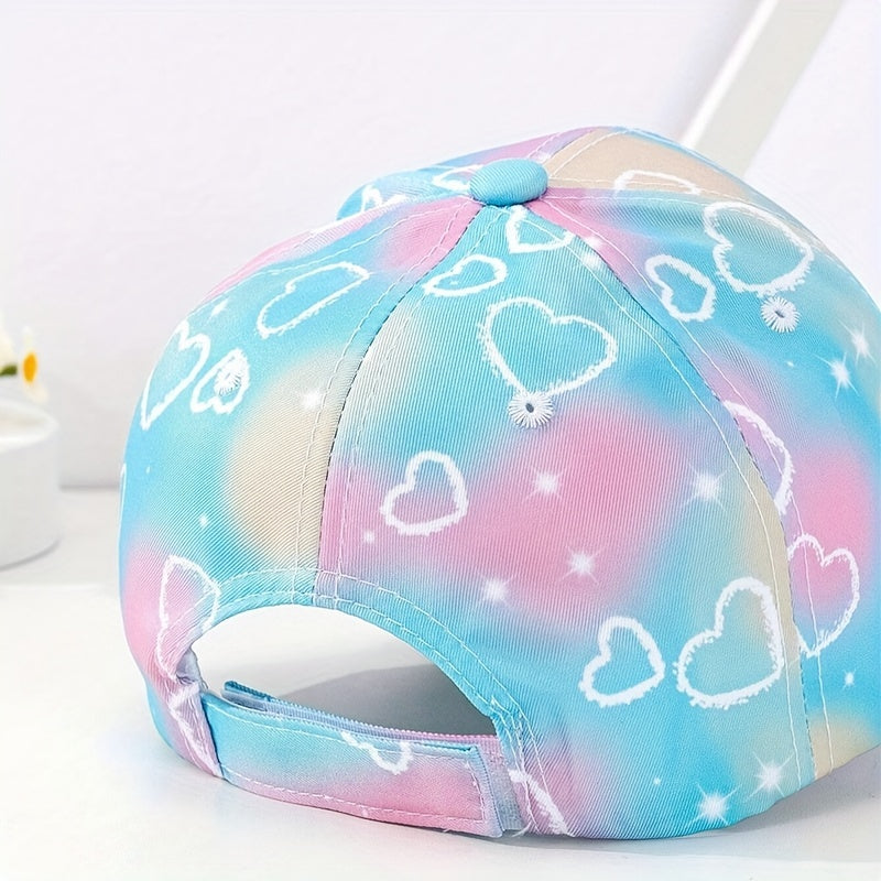 Love Rainbow Baseball Cap For Kids