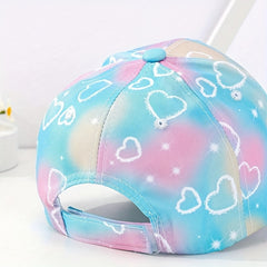 Love Rainbow Baseball Cap For Kids