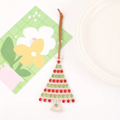 1pc Metal Hanging Christmas Tree Pendant Decoration