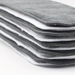 Asenappy 10 Pack Reusable Microfiber Cloth Diaper Inserts