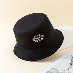 Stay Wild Child Fisherman Hat for Going Out