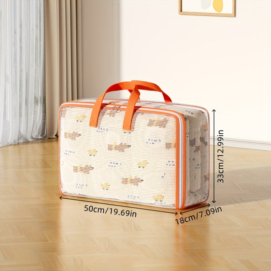 Large Capacity Waterproof PVC Buggy Bag for Moving Luggage Quilt Clothing