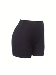 Graphic Print Skinny Yoga Shorts for Women