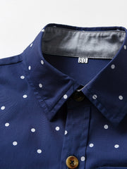 Boys Polka Dot Outfit Shirt & Bow Tie & Shorts