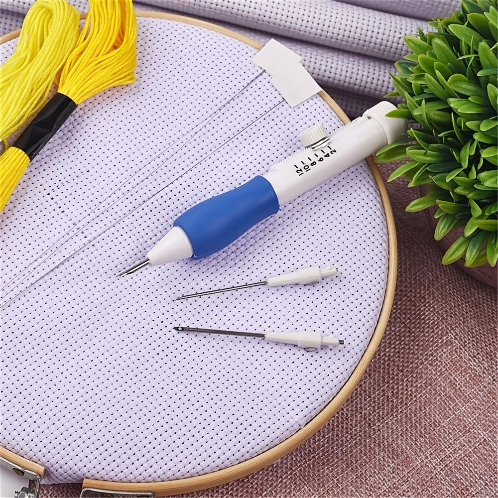 DIY Embroidery Needle Magic Pencil Interchangeable Punch Needle Set