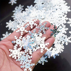 15g Laser Christmas Snowflake Sequins Home Decoration