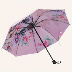Double Layer Double Sided Printed Umbrella Sunscreen UV Protection Sunshade