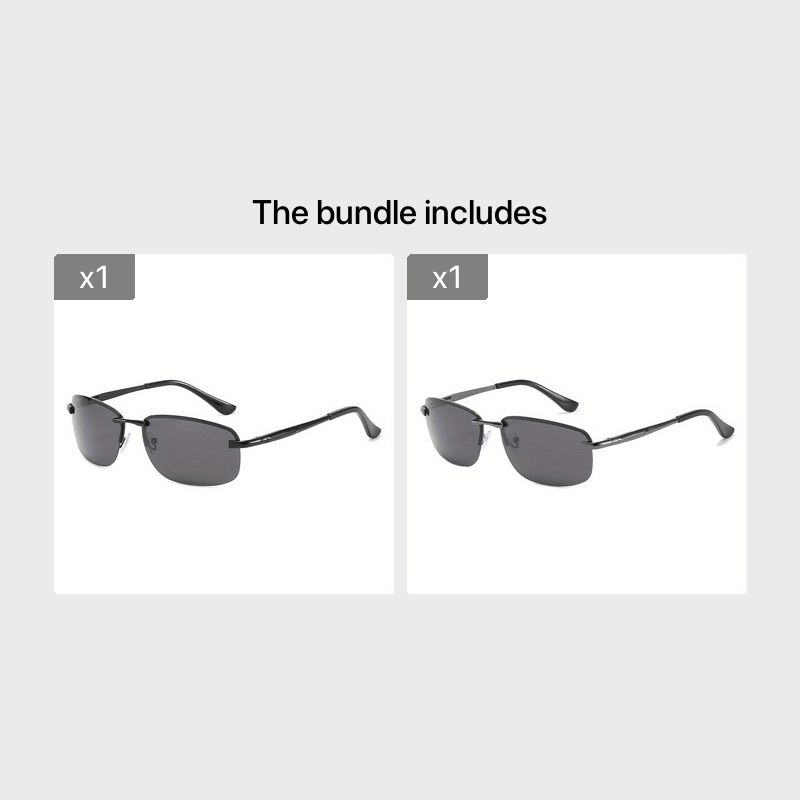 Men's Metal Frame Retro Polarized Sunglasses UV400
