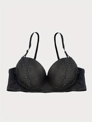 Lace Push Up Bra Comfy & Breathable Everyday Bra Women's Lingerie