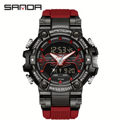 SANDA Metal Racing Waterproof Watch for Boy