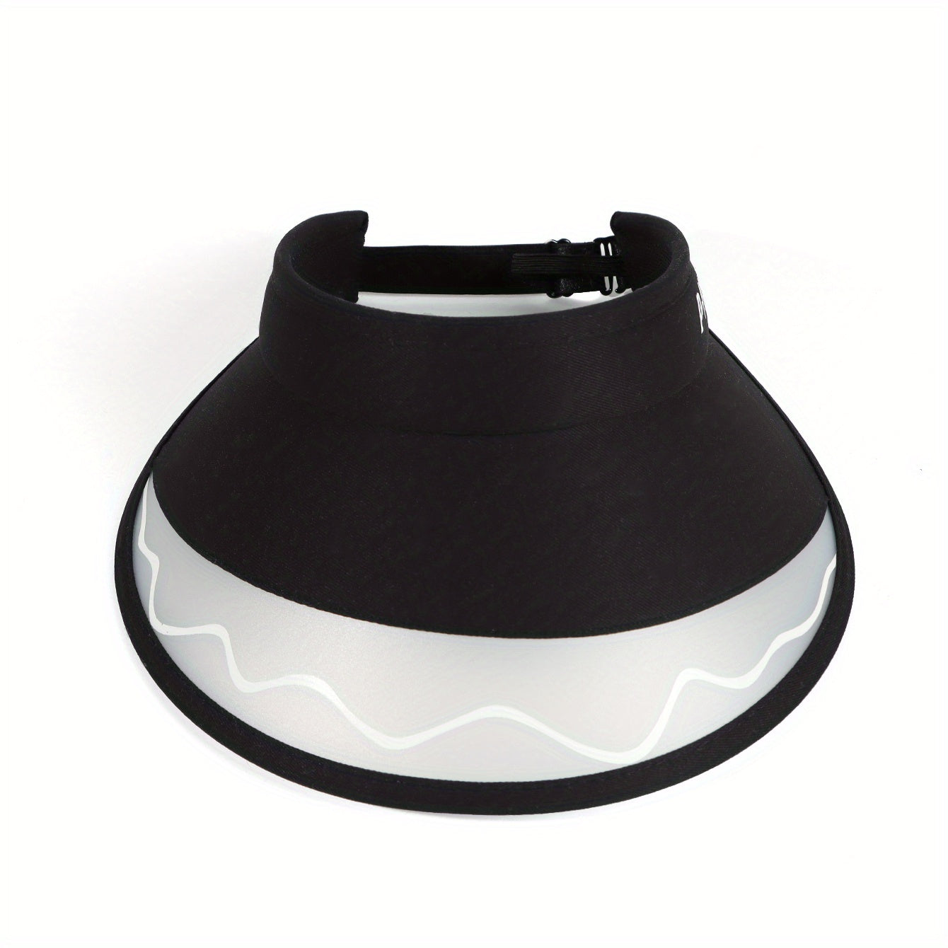 PVC Letter Print Visor Hat UV Protection Sun Hats