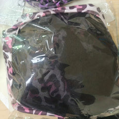 Comfortable Horse Fly Mask with Ears Elasticity Leopard Print Large