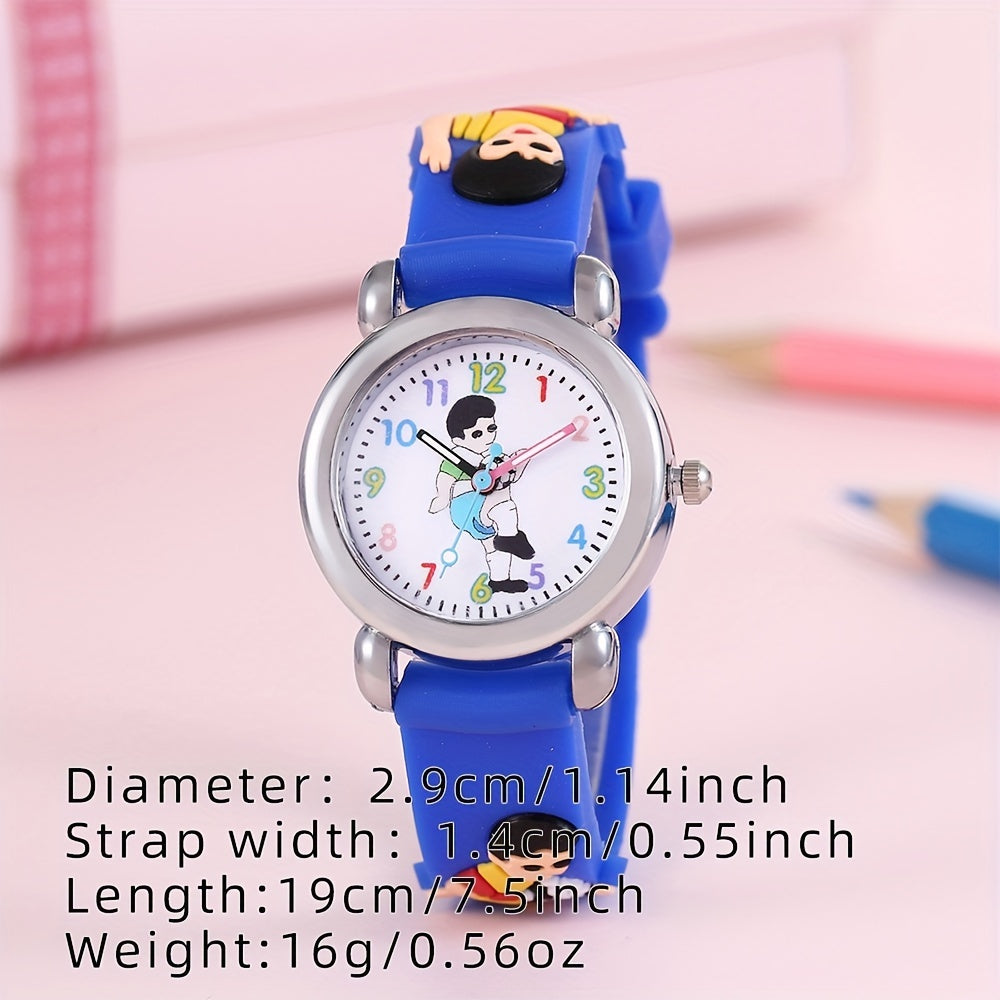 Cartoon Football Teenager Quartz Watch Holiday Gift