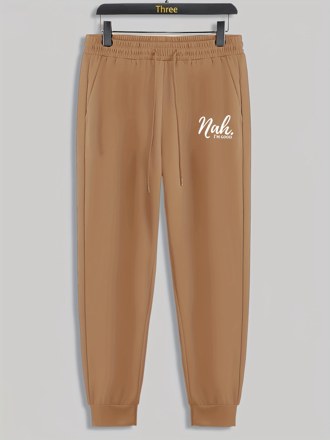 Men's Drawstring Sweatpants Loose Casual Trousers