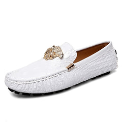 Women's Metal Decor Loafers Casual Slip-on Comfy Shoes