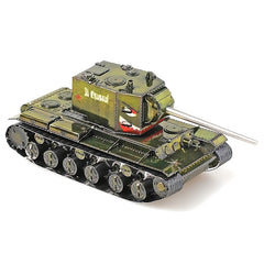 KV2 107 Tank 3D Metal Assembly Model Puzzle