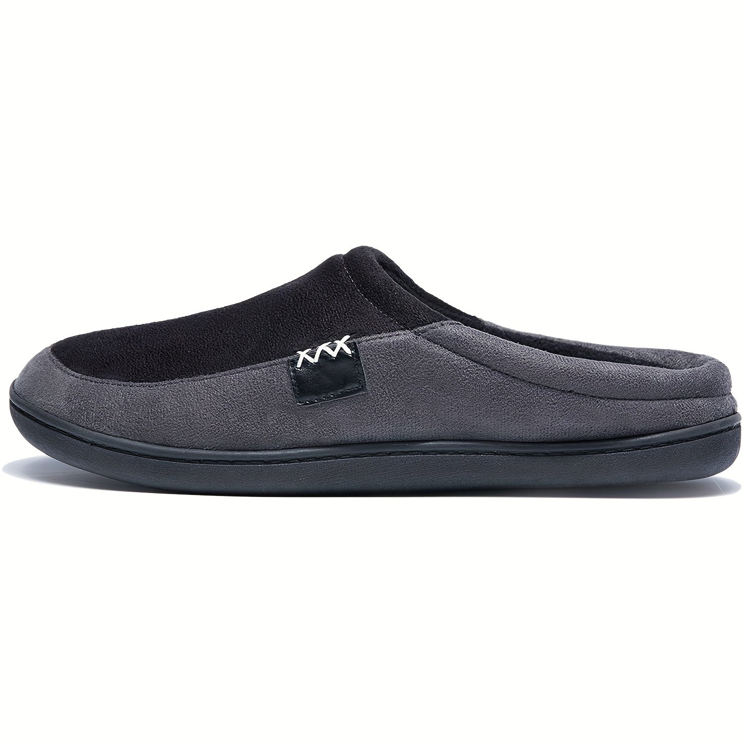 Men's Warm House Shoes Comfy Non Slip Home Shoes Winter