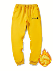 Butterfly Pattern Casual Stretch Joggers Men's Sweatpants