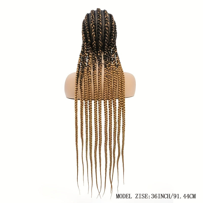 Extra Long Cornrow Braided Synthetic Wig