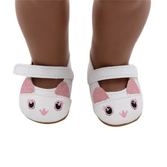 18 Inch American Doll Shoes Set for Reborn Doll Dress Up Toy