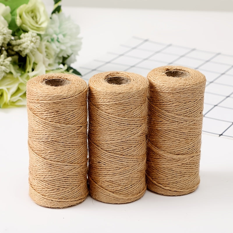 1pc 109 Yards Jute Rope for DIY Artworks Decoration Gift Wrapping