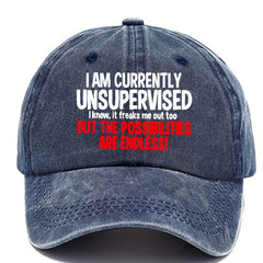Washed Cotton Baseball Cap Sun Hat Trucker Hat Adjustable Baseball Cap