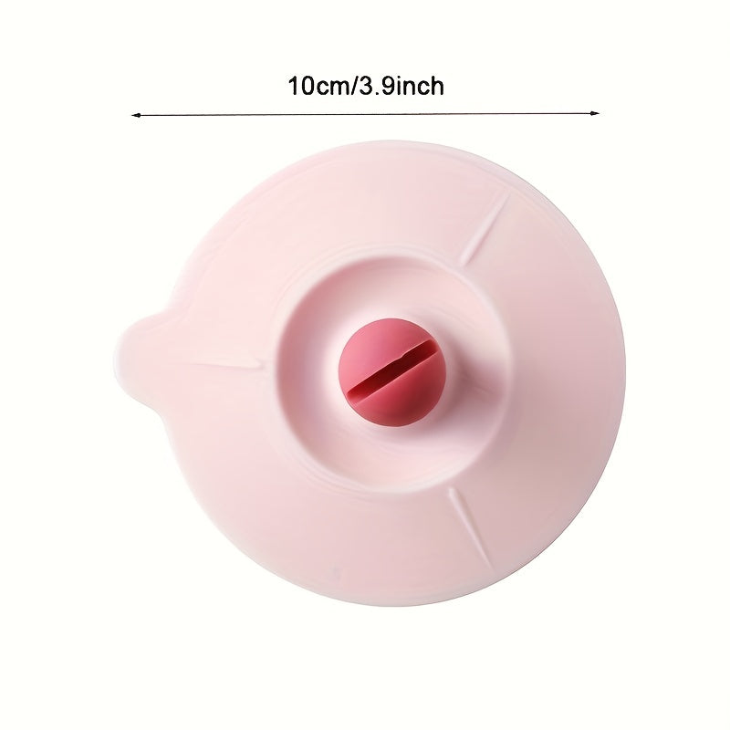 4pcs Silicone Cup Lid Mug Covers - Airtight Seal for Beverages