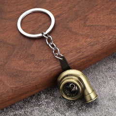 Turbocharger Pendant Keychain Metal Key Chain