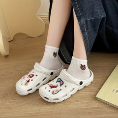 Women's Cartoon Decor Clogs Non Slip Slide Sandals