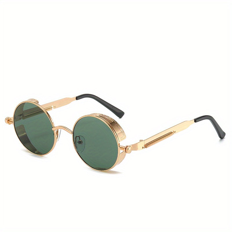 Steampunk Round Sunglasses UV400 Sun Shades