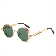 Steampunk Round Sunglasses UV400 Sun Shades