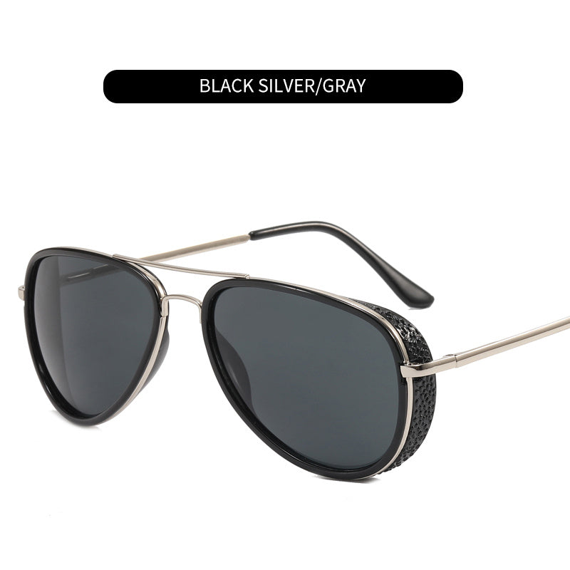 Multicolor Men's Double Bridge UV Blocking Sunglasses