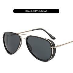 Multicolor Men's Double Bridge UV Blocking Sunglasses