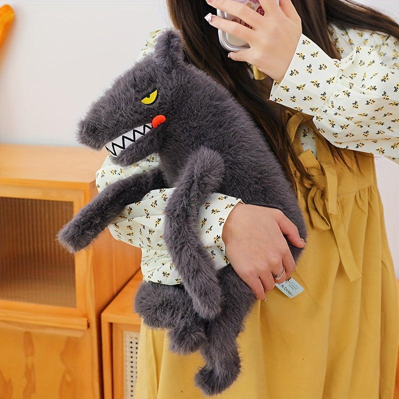Big Bad Wolf Plush & Cuddly Gray Wolf Stuffed Animal