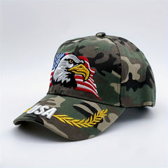 Eagle Embroidered Baseball Cap Tactical Camouflage Sunshade Dad Hat