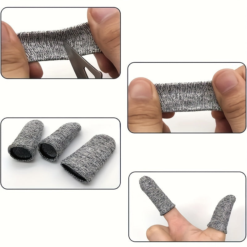 100pcs Cut Resistant Finger Covers Non Slip Protector