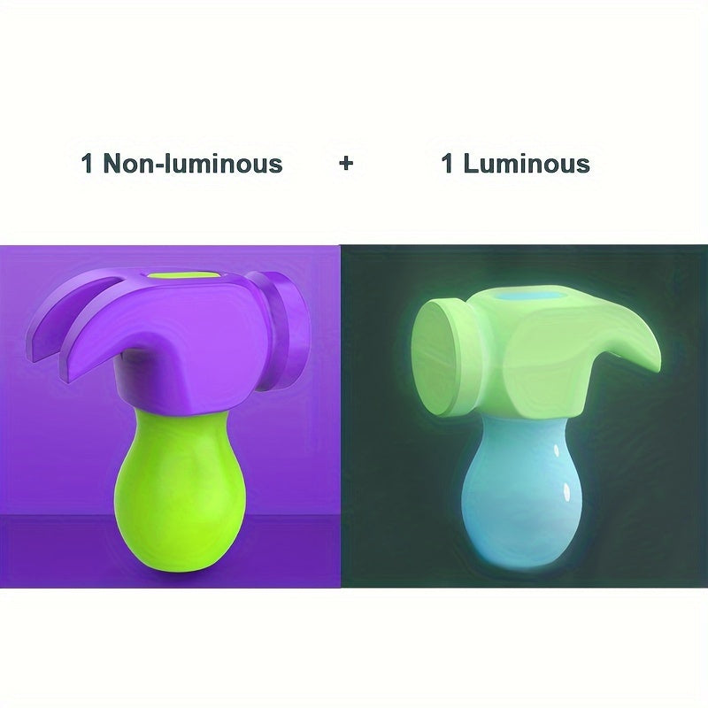 2pcs 3D Gravity Radish Hammer Adult Decompression Toy