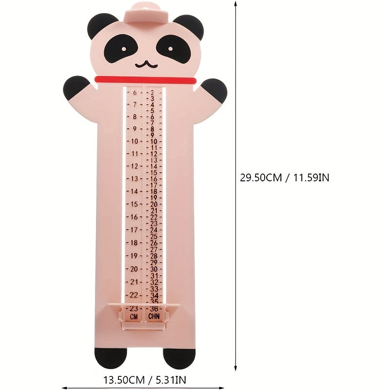 Baby Panda Shoe Feet Measuring Ruler