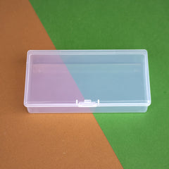 Plastic Transparent Jewelry Storage Box Nail Rhinestone Case