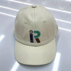 Unisex Breathable Wide-brimmed Baseball Cap With Letter Embroidery
