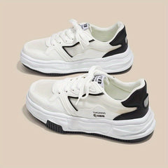 Women's Breathable Mesh Platform Sneakers Casual Slip On Shoes