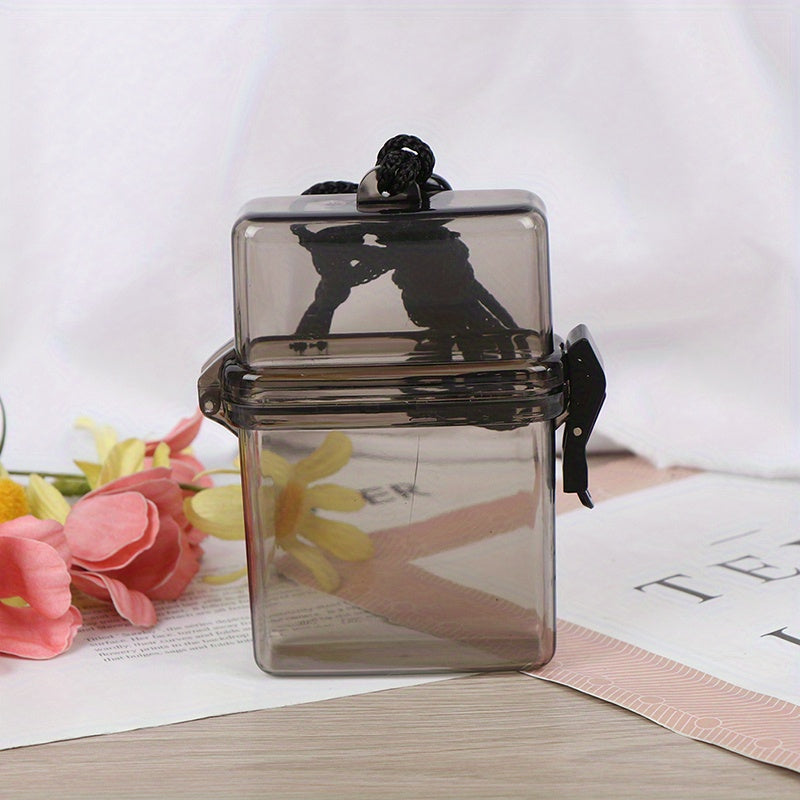 Transparent Storage Cigarette Case Waterproof Plastic