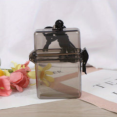 Transparent Storage Cigarette Case Waterproof Plastic