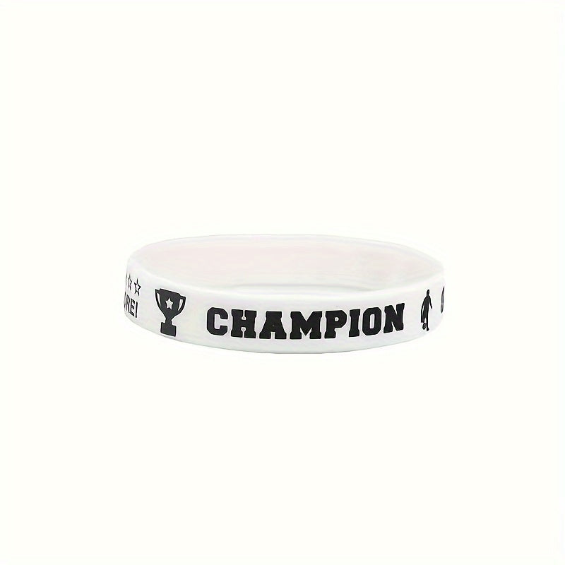 4pcs Football Wristband Silicone Bracelet Sports Party Gift